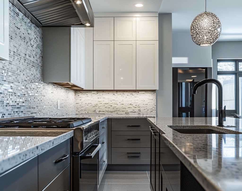 Bright white kitchen remodel in High Point, NC.