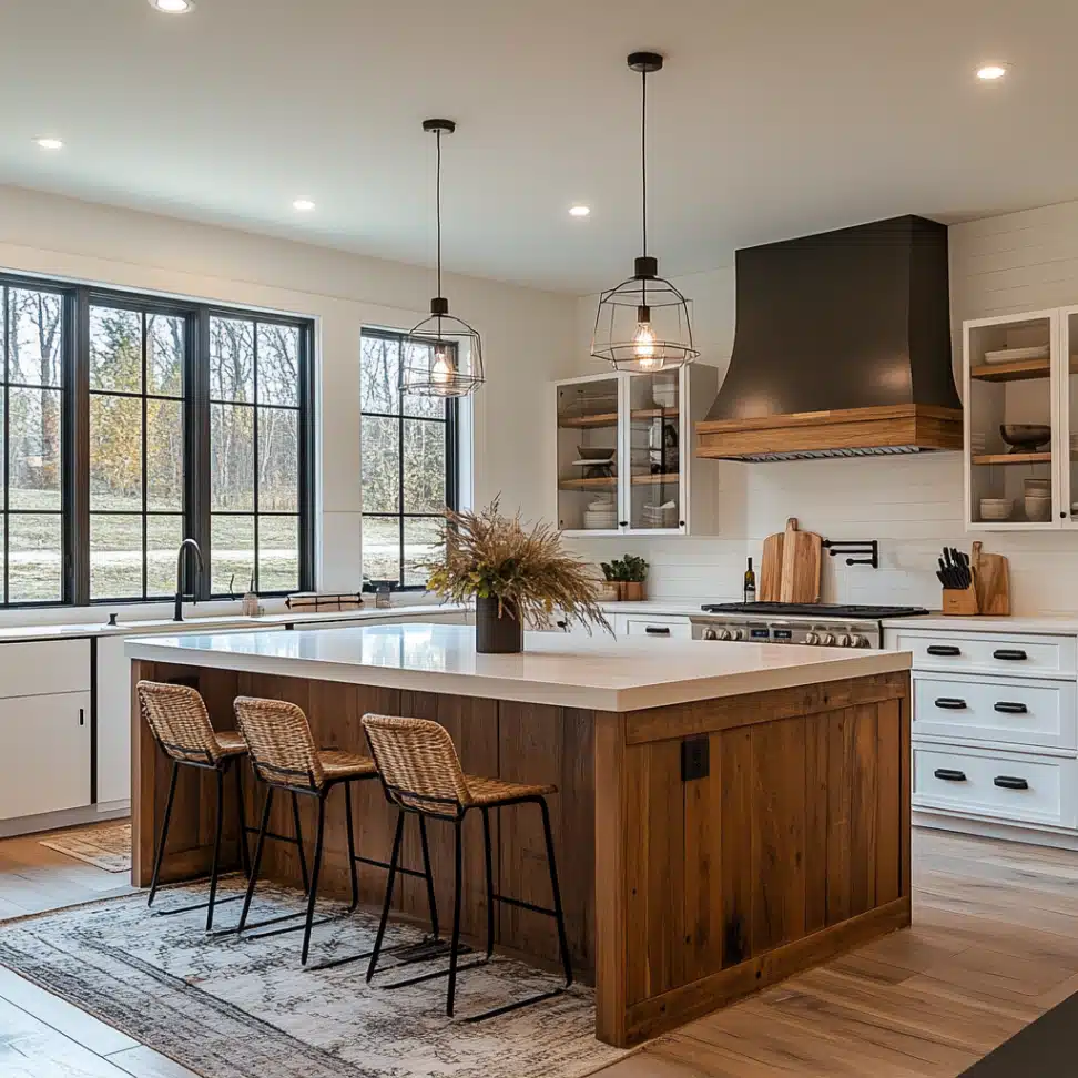 Beautiful farmhouse style kitchen remodeling in Raleigh, NC