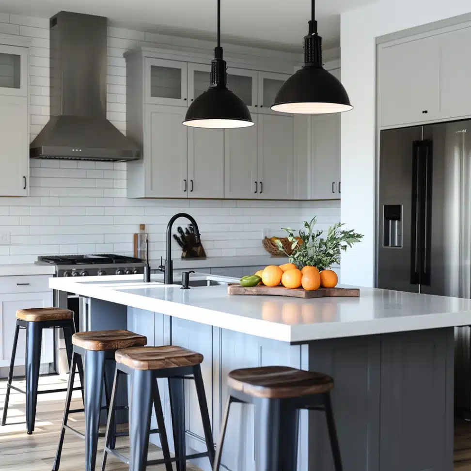 Sleek, modern kitchen remodel in Burlington, NC