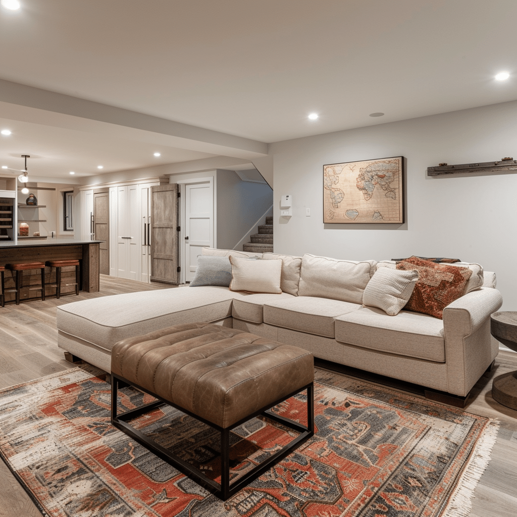 Refresh custom home basement